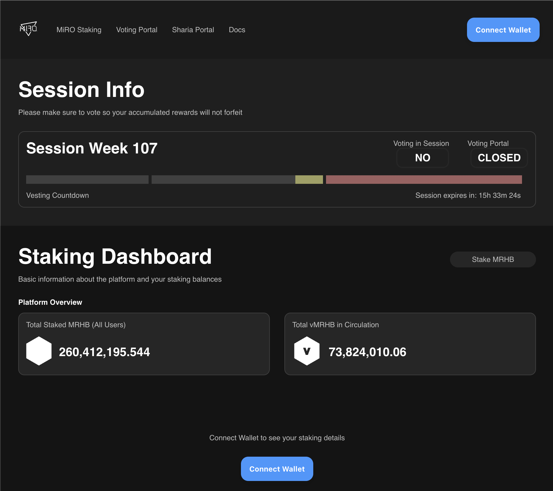 Governance Solution for MIRO